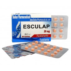Esculap (Cialis) Tadalafil 20tabs x 20mg - Balkan Pharmaceuticals
